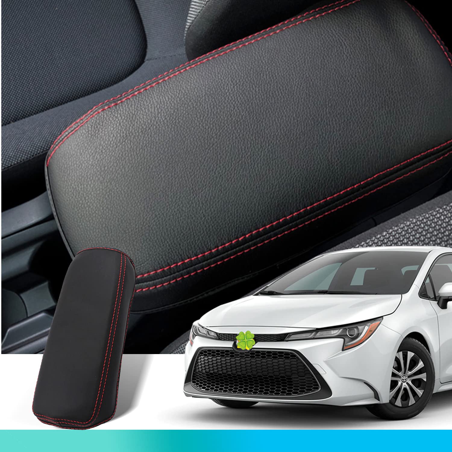 Ruiya per Copri bracciolo Toyota Corolla E210 2019-2025 | Corolla Cross 2022-2025, Copertura per bracciolo Corolla Centrale Bracciolo Copertura Protezion Bracciolo Protezione Corolla Accessori
