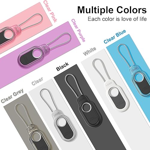 Miniatura 7 de Seguro de bloqueo Paquete de 2 fundas para Samsung Galaxy SmartTag2 con cable de alambre, funda rígida de policarbonato para Galaxy SmartTag 2,