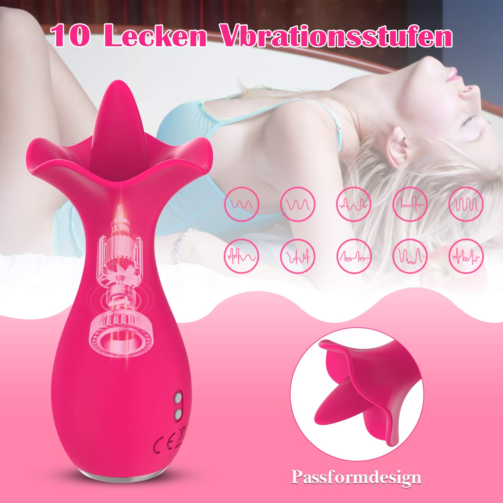 Klitoris Lecken Vibratoren fr sie, Adorime Realistische Zunge Vibrator,  Klitoris Stimulator fr Frauen Klitoris & Nippel Stimulation & Klitoris & G  Punkt Vibratoren fr Sie mit stofunktion : Amazon.de: Drogerie &  Krperpflege