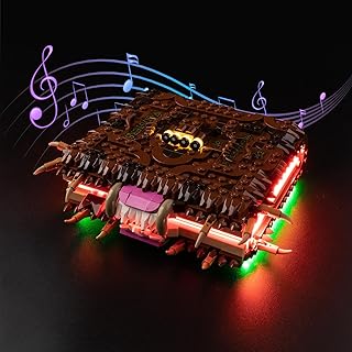 Nitemode LED Light Kit Compatible with Lego Monster Book of Monsters 76449, Upgraded with Original Movie Soundtrack Lighting Accessories,No Model(Sound Version)