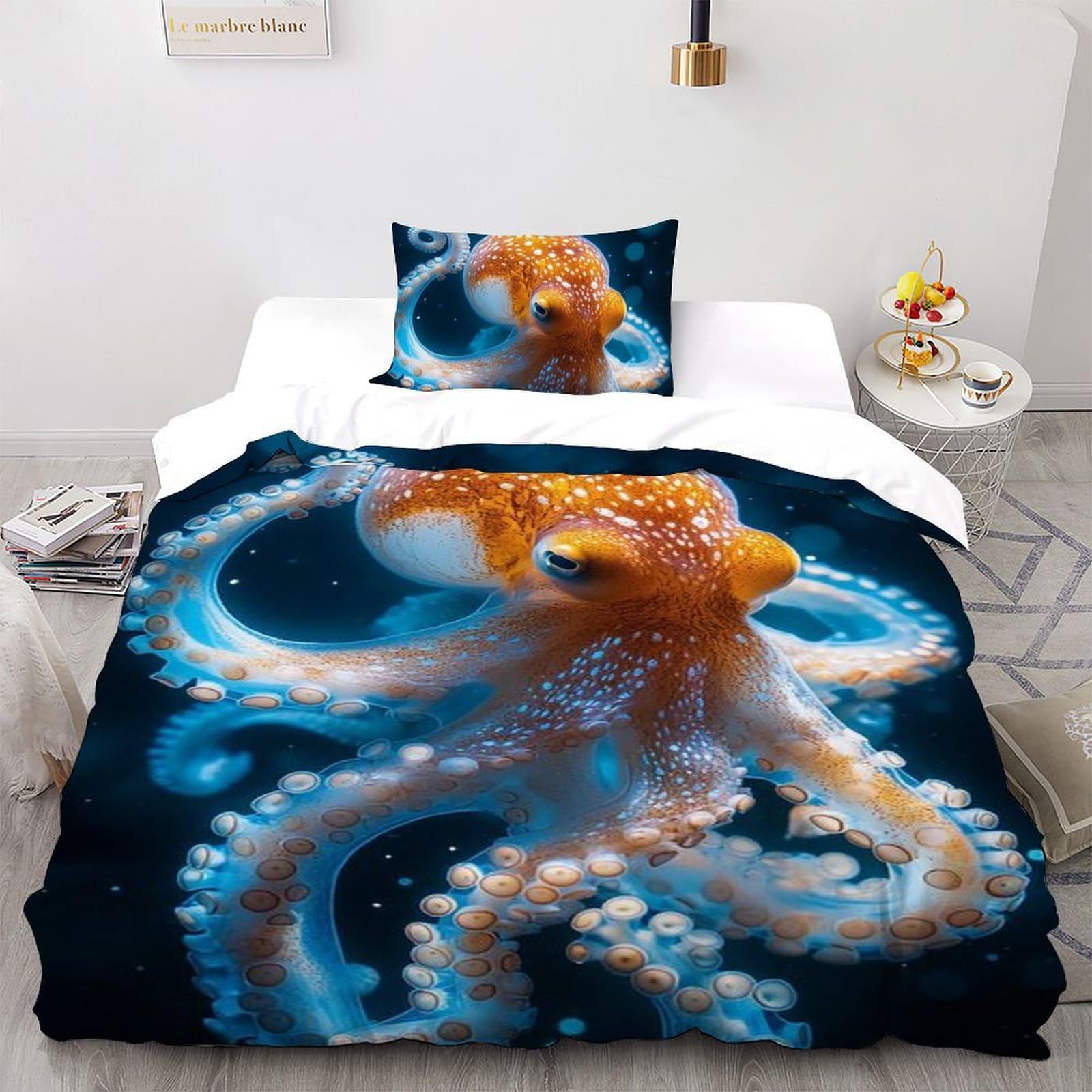 Housse de couette 135x200 animaux 3D pour transformer la chambre des garçons