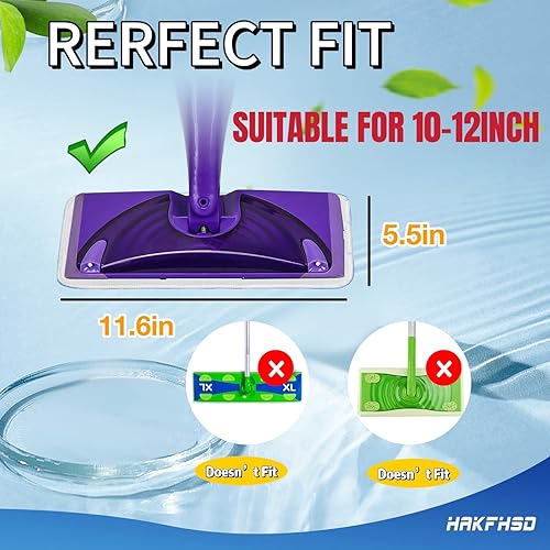 Miniatura 2 de Hakfhsd Paquete de 4 almohadillas reutilizables para trapeador compatibles con Swiffer Wet Jet, repuesto de almohadilla de pulverización para