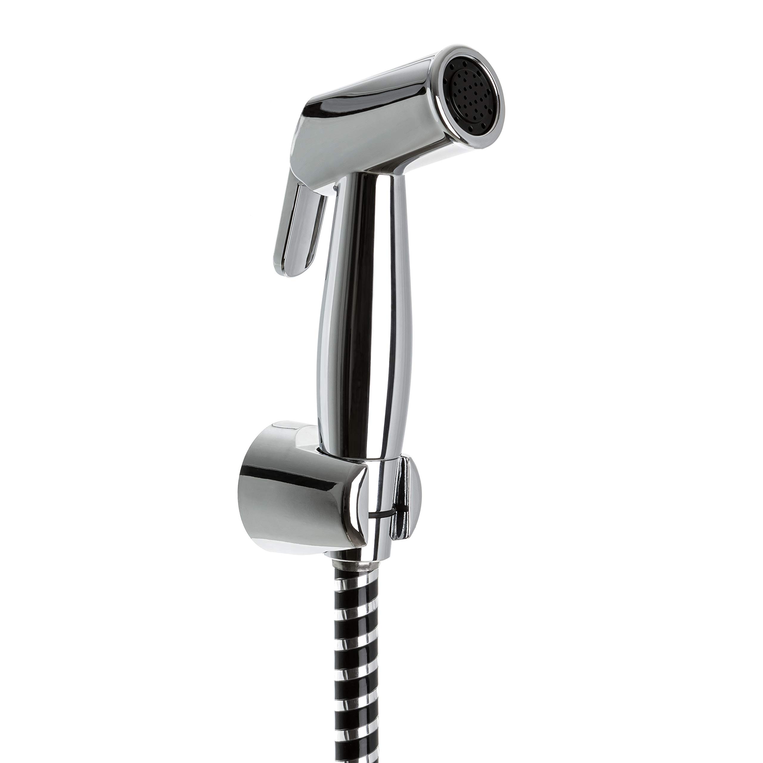TATAY Shattaf shower set, holder and hose with chrome finish, 1 position and fixing system included, Cranberry, x-Large