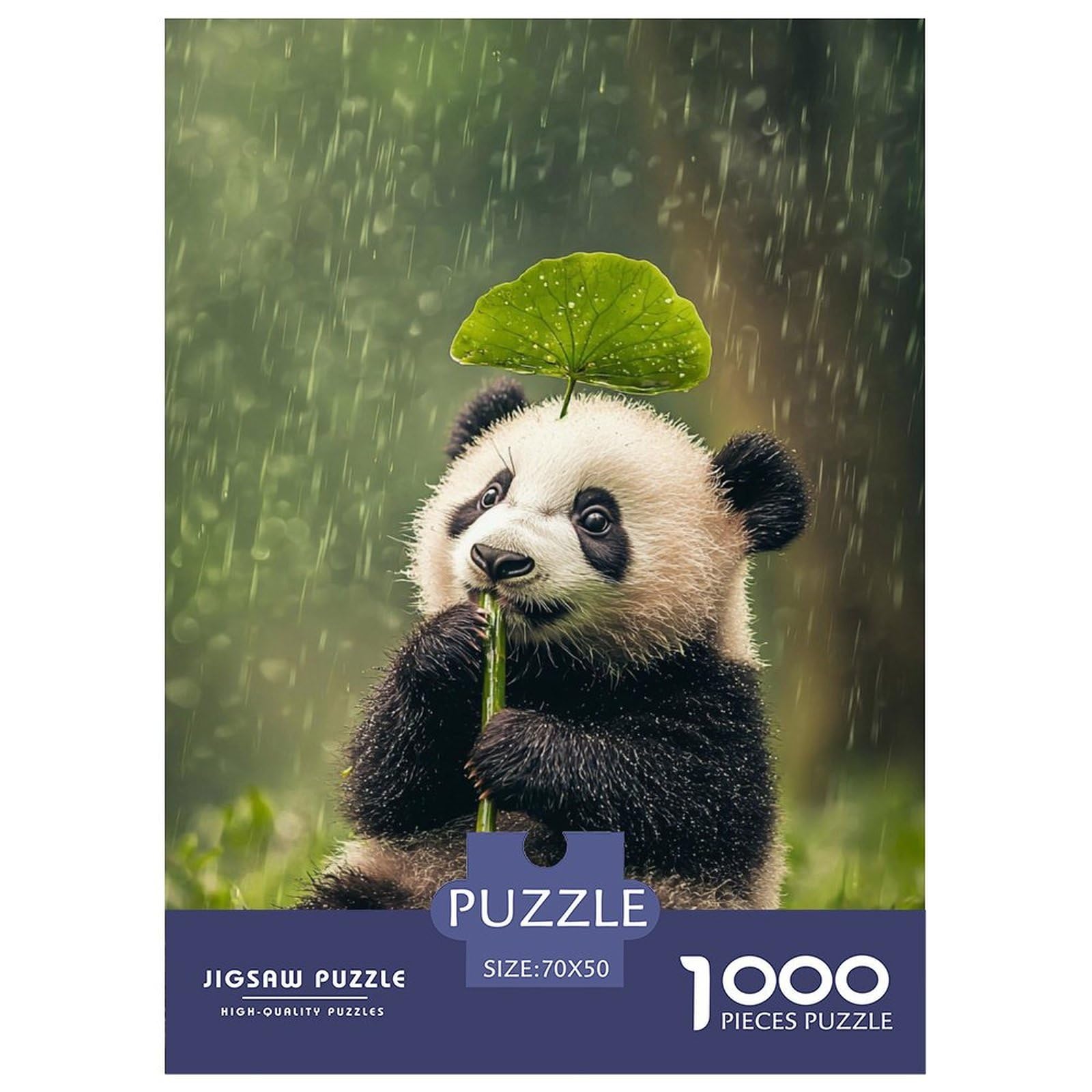 Puzzles Panda 1000 Pieces Challenge Toy for Adults,Cute Pet Impossible Jigsaw Puzzles 1000 Pieces Educational Games Home Decoration 70x50cm/1000pcs