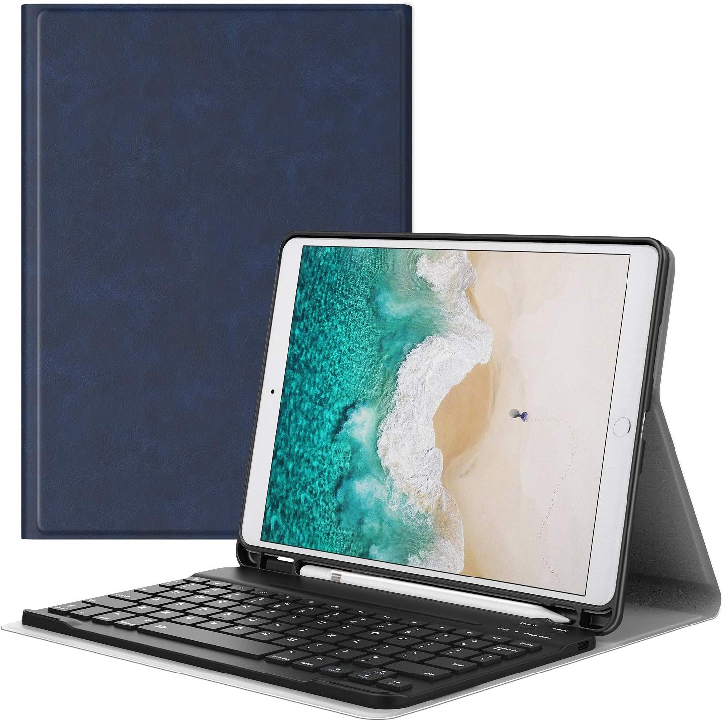 ipad air keyboard case with pencil holder