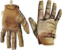 Vista 13 de Glove Station The Impulse 1.0 Tactical Gloves for Men with Touchscreen Compatibility – Suede Leather & Spandex Shooting Gloves for Motorcycle
