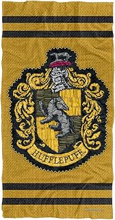 LOGOVISION Harry Potter Hufflepuff Crest Officially Licensed Beach Towel...