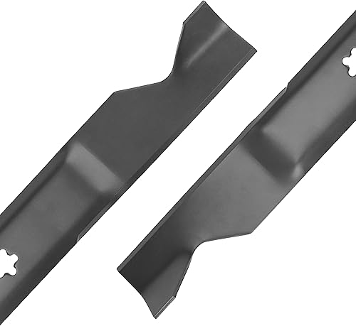 Miniatura 4 de q&p Paquete de 2 cuchillas para cortacésped AYP 561739 403107 405380 532405380 46 pulgadas cubierta