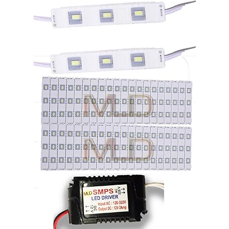 Buy MLD 3 LED strips Waterproof 5630/5730 SMD Injection 40 Module Combo ...