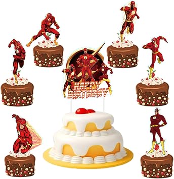 25PCS Children Cake Toppers Cupcake Toppers Cake Decorations,Children Birthday Party Supplies Decorations 6