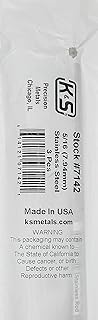 K&S Precision Metals 7142 Round Stainless Steel Rod: 5/16