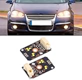 63117214939,63117214940 Yellow LED Daytime Running Light Module Compatible for BMW F90 M5 G30 5 series 2017-2020 Left & Right Yellow DRL Angel Eyes LED Boards