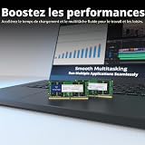 Timetec 32GB KIT(2x16GB) DDR4 3200MHz (PC4-3200AA) PC4-25600 SODIMM RAM per laptop, mini PC e computer All-in-One – Non-ECC Unbuffered, 260 pin, 1,2V CL22 modulo di memoria - 5