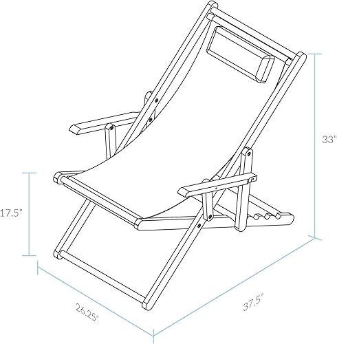 Miniatura 3 de Silla Sling Marco Natural - Lona NaturalTrigo