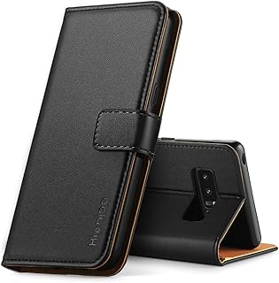 Hianjoo Cover Compatibile per Samsung Galaxy Note 8, Custodia Flip Premium Protettiva Portafoglio PU Pelle Cover Compatibile con Samsung Galaxy Note 8 - Nero