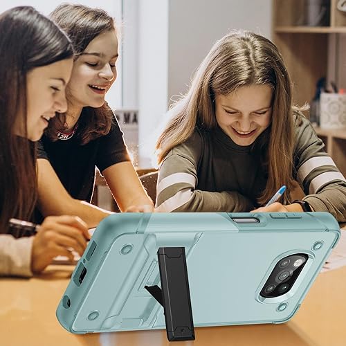 Miniatura 4 de Funda protectora militar compatible con Xiaomi Poco X3 NFCPoco X3Poco X3 Pro con soporte, funda resistente de protección de cuerpo completo a prueba