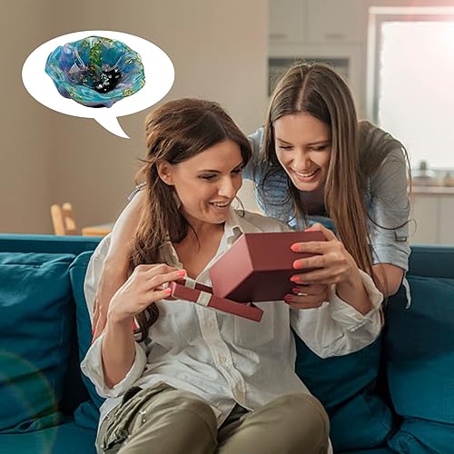 Miniatura 6 de Actvty Molde de resina para soporte de anillo, 2 moldes de silicona para resina epoxi, moldes de resina de silicona para soporte de joyas,