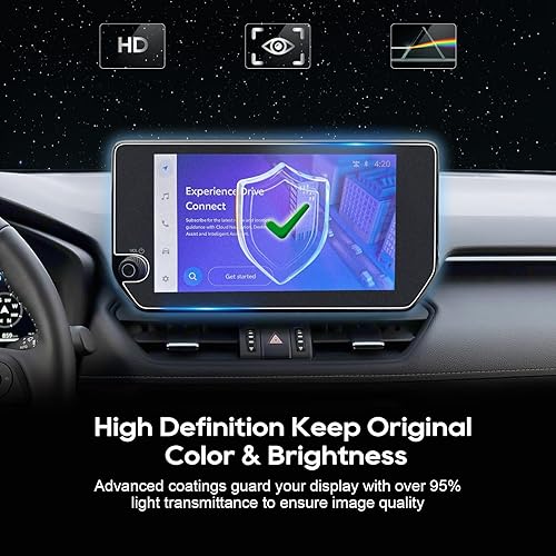 Vista 64 de LFOTPP Protector de pantalla F150 para 2015-2021 2022 2023 F*ord F 150 F150 F250 F350 F450 sync2 sync3 Coupé Hatchback 8 pulgadas navegación vidrio