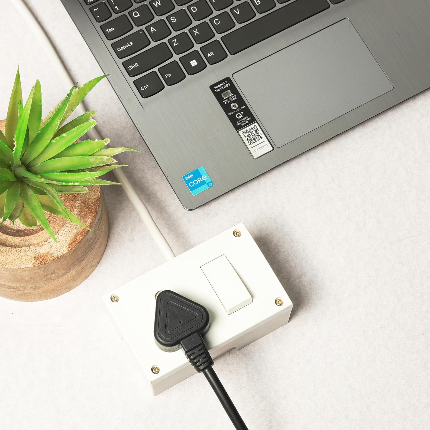 Ocko Electric Extension Board | 15A 16A 20A 3 Pin Plug Single Socket With Switch |2.5mm, 3 Core, 3 Meter Long Cable Cord For Heavy Duty Home Kitchen Office Outdoor Indoor Appliances (Pack Of 1, White)-image-3