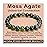 AD Beads Handmade Gemstone Stretch Elastic Bracelet Crystal Healing Reiki Nature\'s Beauty and Spiritual Essence Unisex (8mm, Moss Agate (Universal Connection))