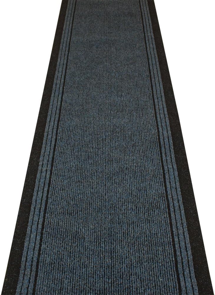 Blue - Long Hall & Stair Carpet Runner