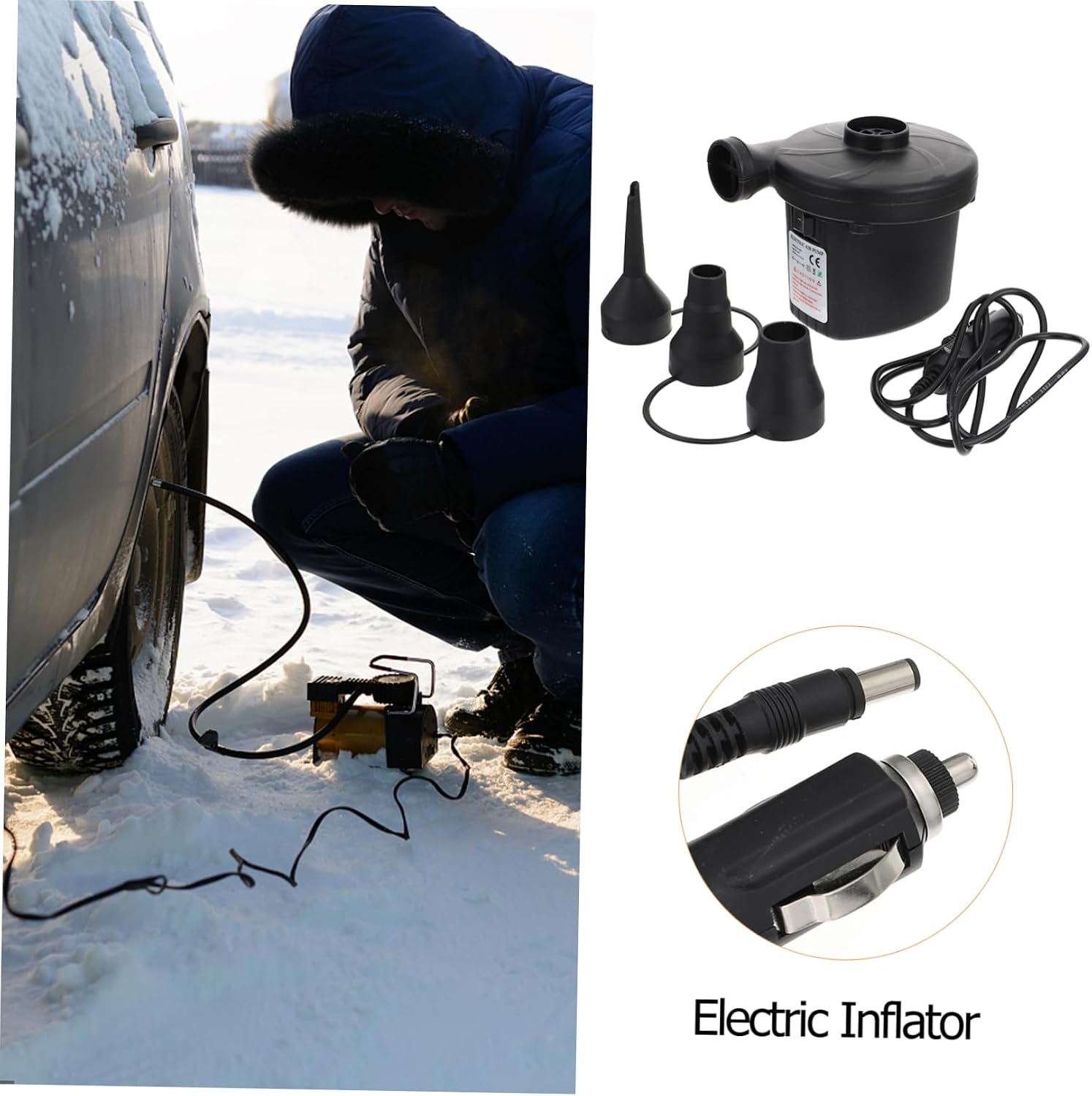 Air Pump for Inflatable Beds Pools Sofas and Gymnastics Mats High Performance Material Versatile Use for Parties and Celebrations