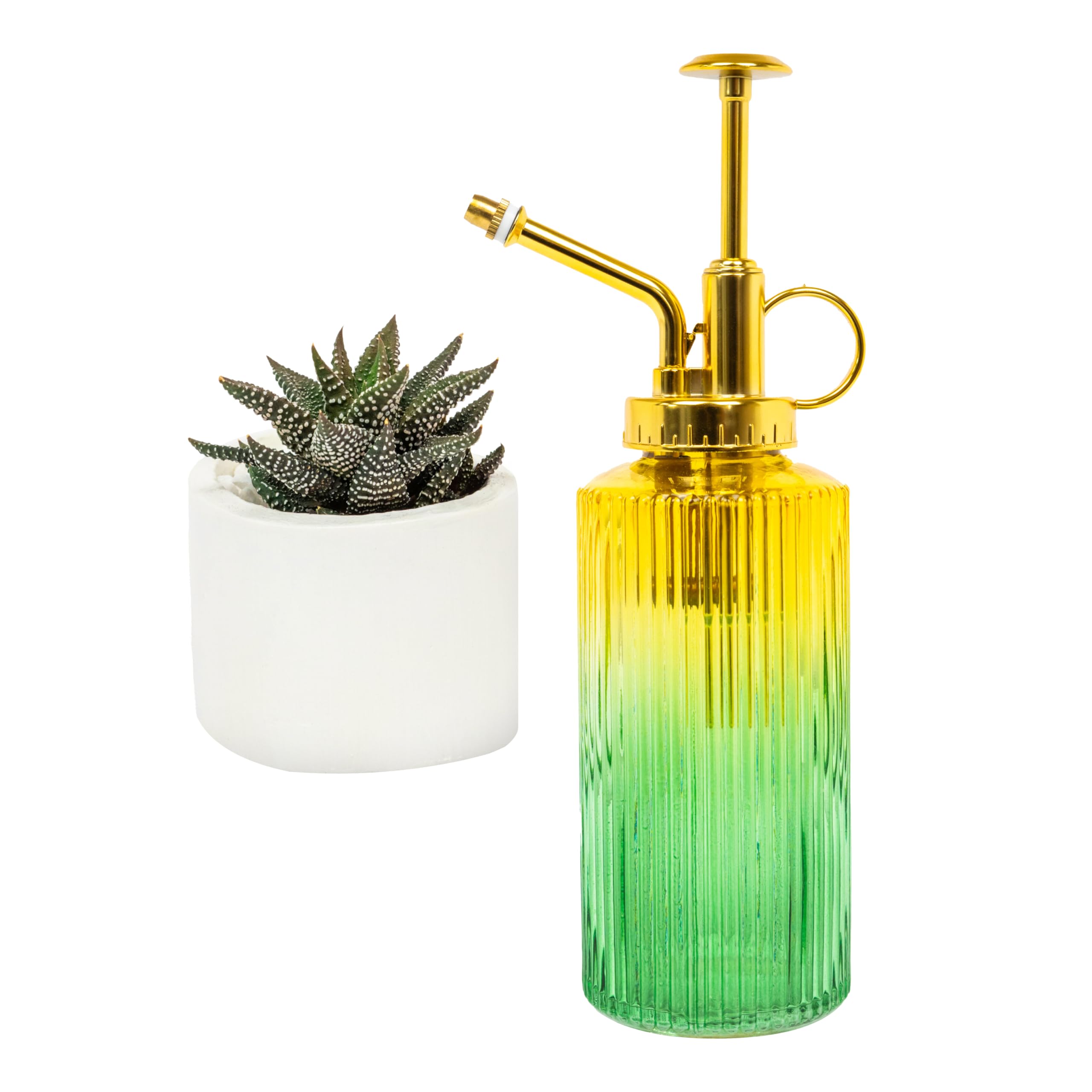 Amazon.com : Useful Co. Yellow & Green Glass Plant Mister for inside, Mister  for Plants, Plant Sprayer Mister, Decorative Plant Mister Spray Bottle with  Adjustable Nozzle for indoor plants (230ml/ 7.8oz) :