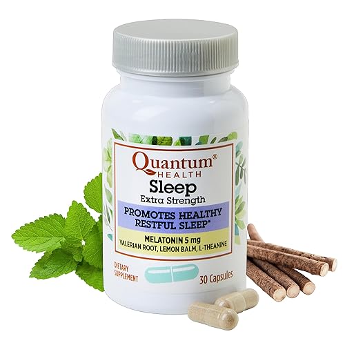 Quantum Health Extra Strength Sleep Melatonin 5mg Healthy Restful Sleep