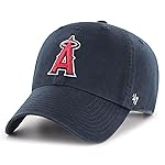 MLB Los Angeles Angels Men\'s Clean Up Cap, Navy