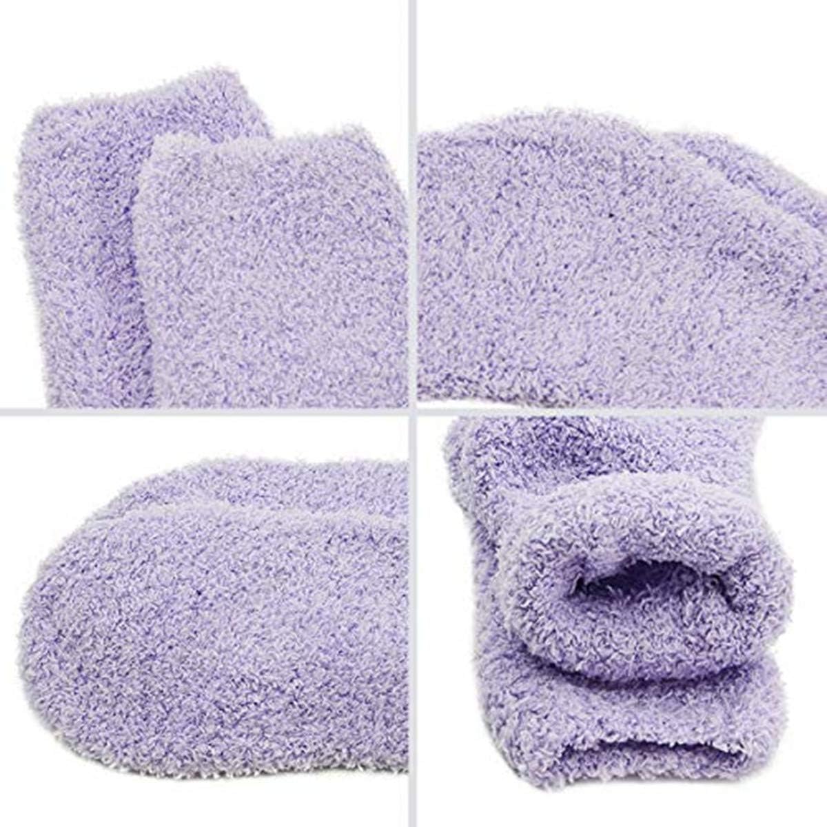 Century Star Womens Fuzzy Fluffy Cozy Warm Super Soft Slipper Socks Microfiber 3-8 Pairs Home Socks For Christmas - Image 6