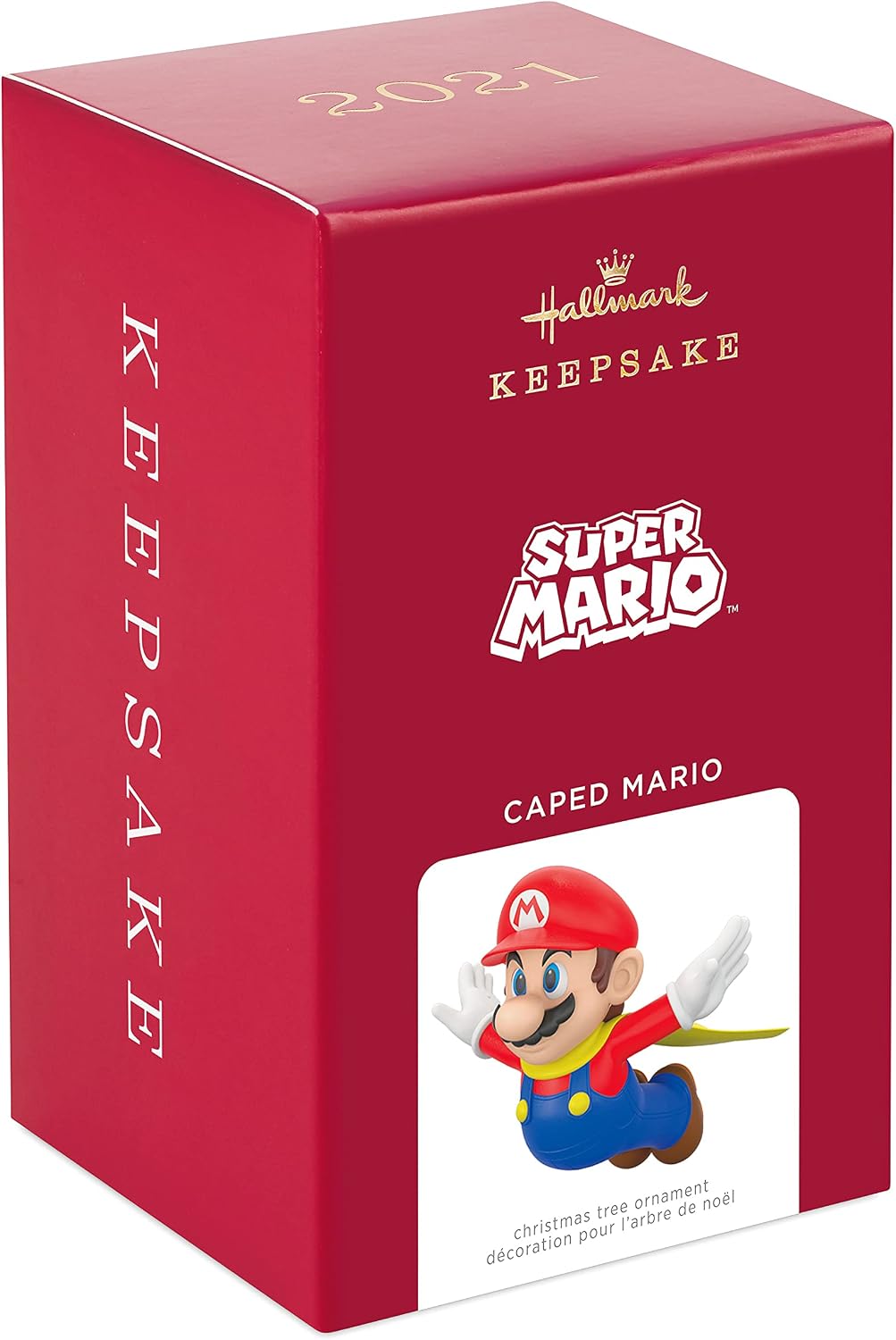 Hallmark Keepsake Christmas Ornament 2021, Nintendo Caped Mario