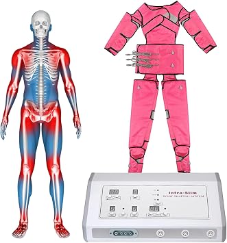 Pressotherapy Massage Machine - Electric Lymphatic Drainage Circulatory Massager with Adjustable Intensity for Full Body Relief