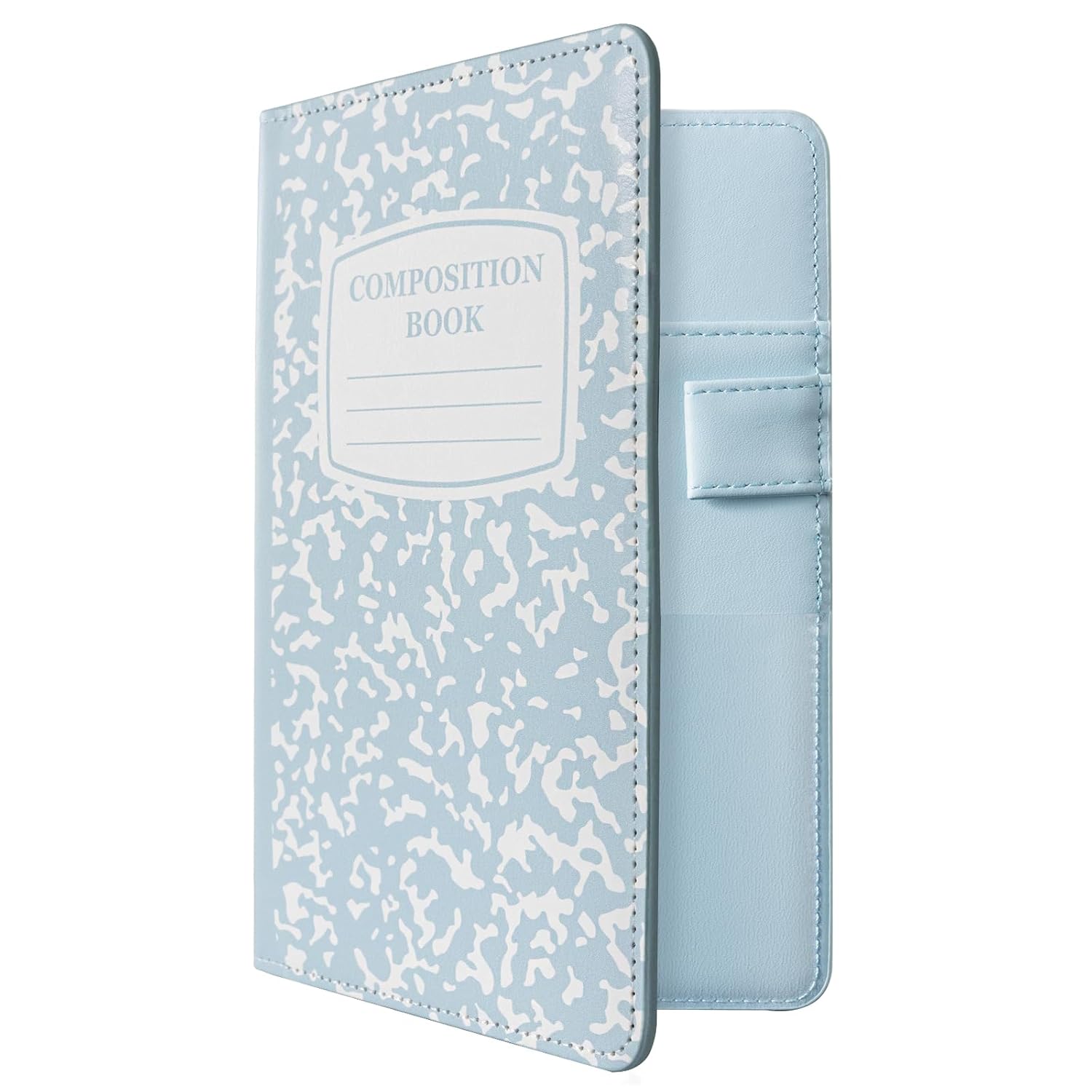 CoBak Server Book – Compact Organizer with Clear and Money Pockets, Pen Holder, Fits Apron Perfectly, Leather Waitress Book