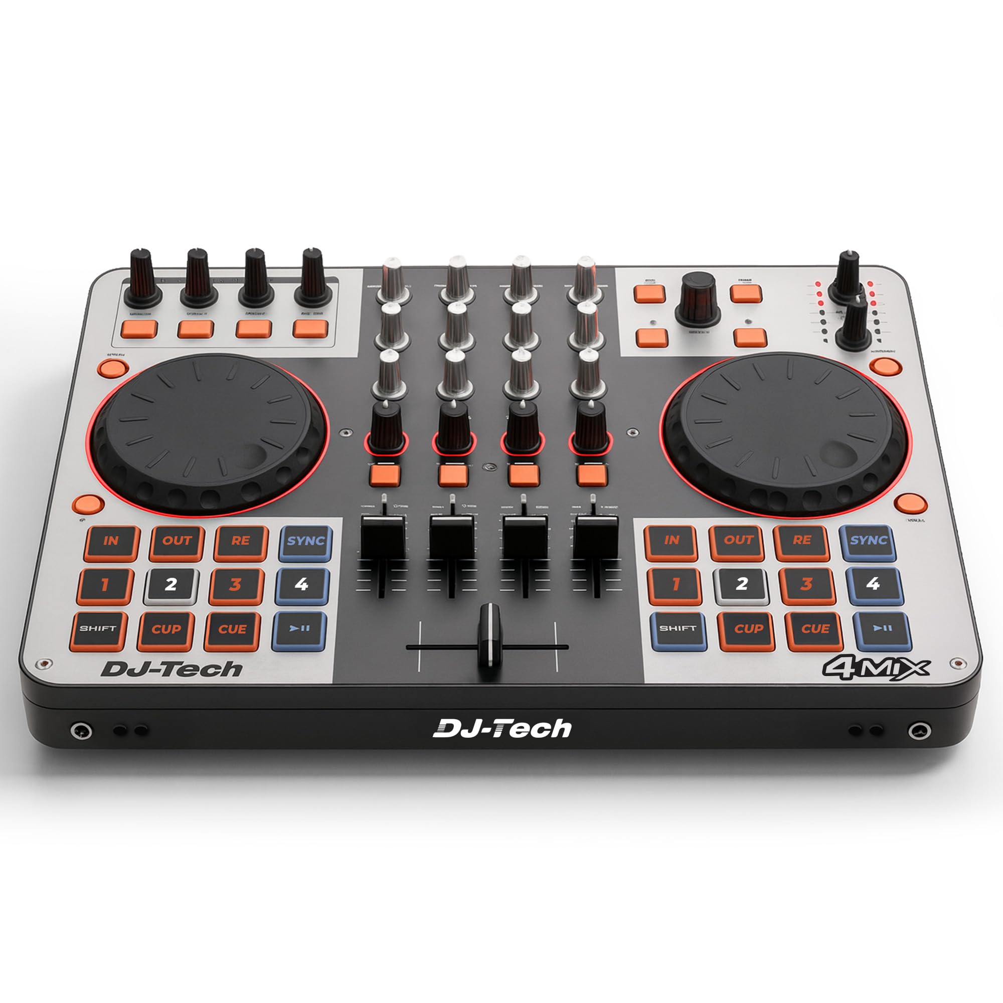 Amazon.com: DJ Tech DJ Controller, USB MIDI 4-Deck Control with