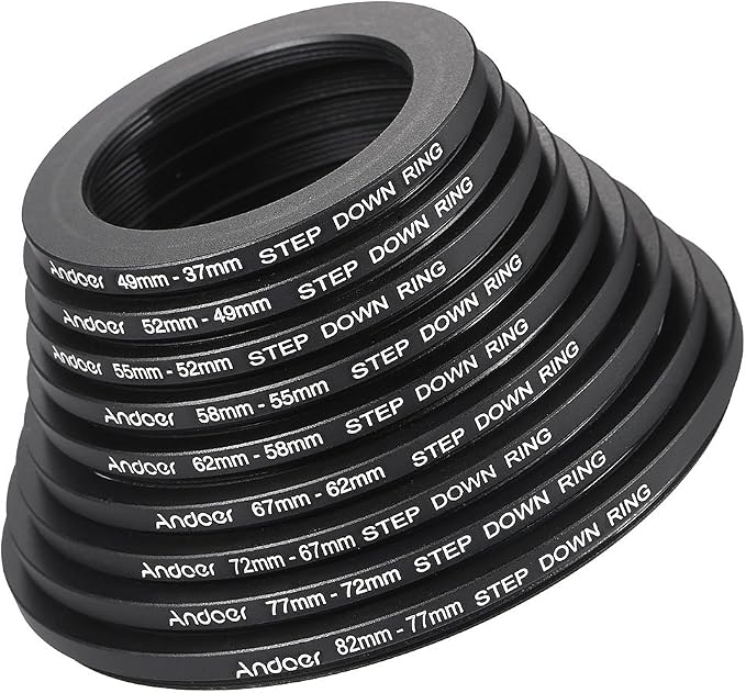 Anillos Adaptadores para Filtros de Lente Step Up/Step Down 18 piezas miniatura 3