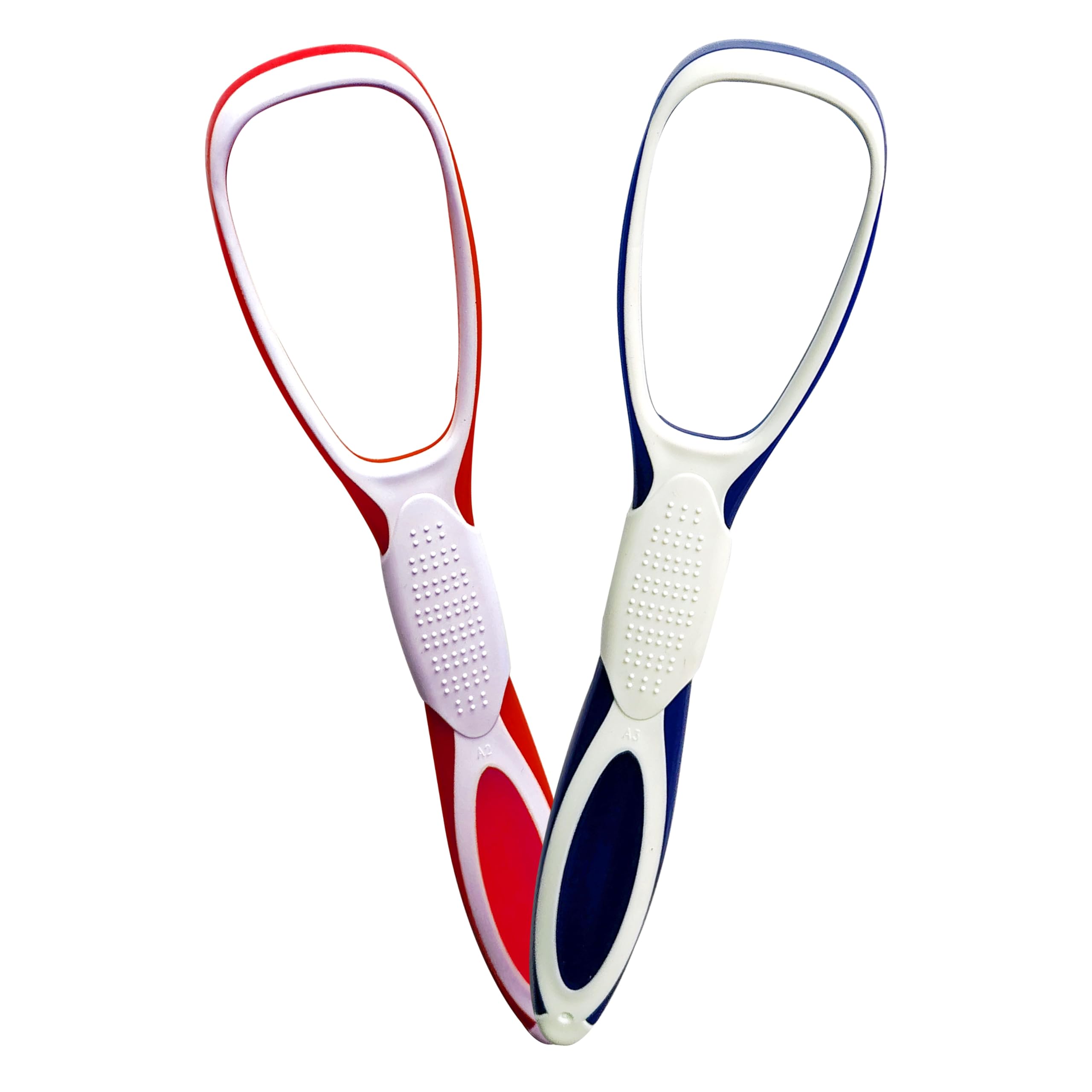 Nurpi soft Plastic silicon Premium Tongue Cleaner for Fights Bad Breath Oral Health Care Tool, Easy to Use for Adults and KidsTravel Friendly (2)