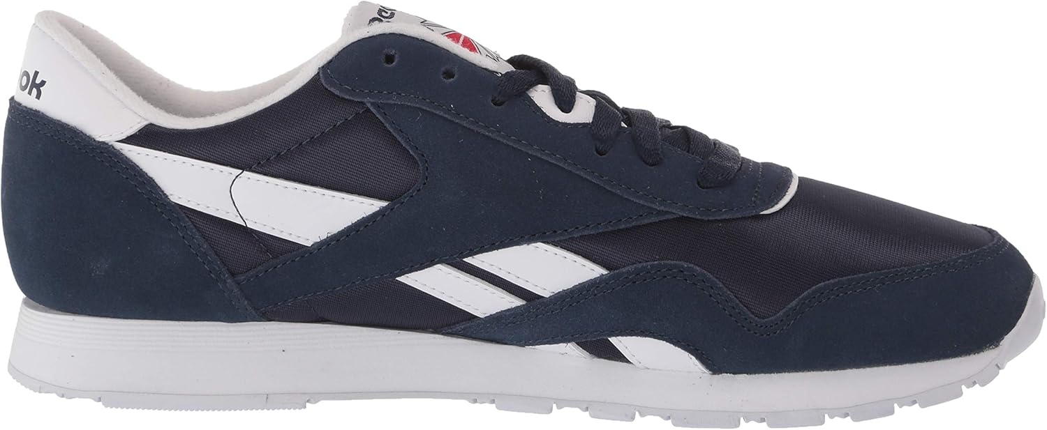 Reebok Men's Classic Nylon Sneaker, Collegiate Navy/White, 13 - Image 6