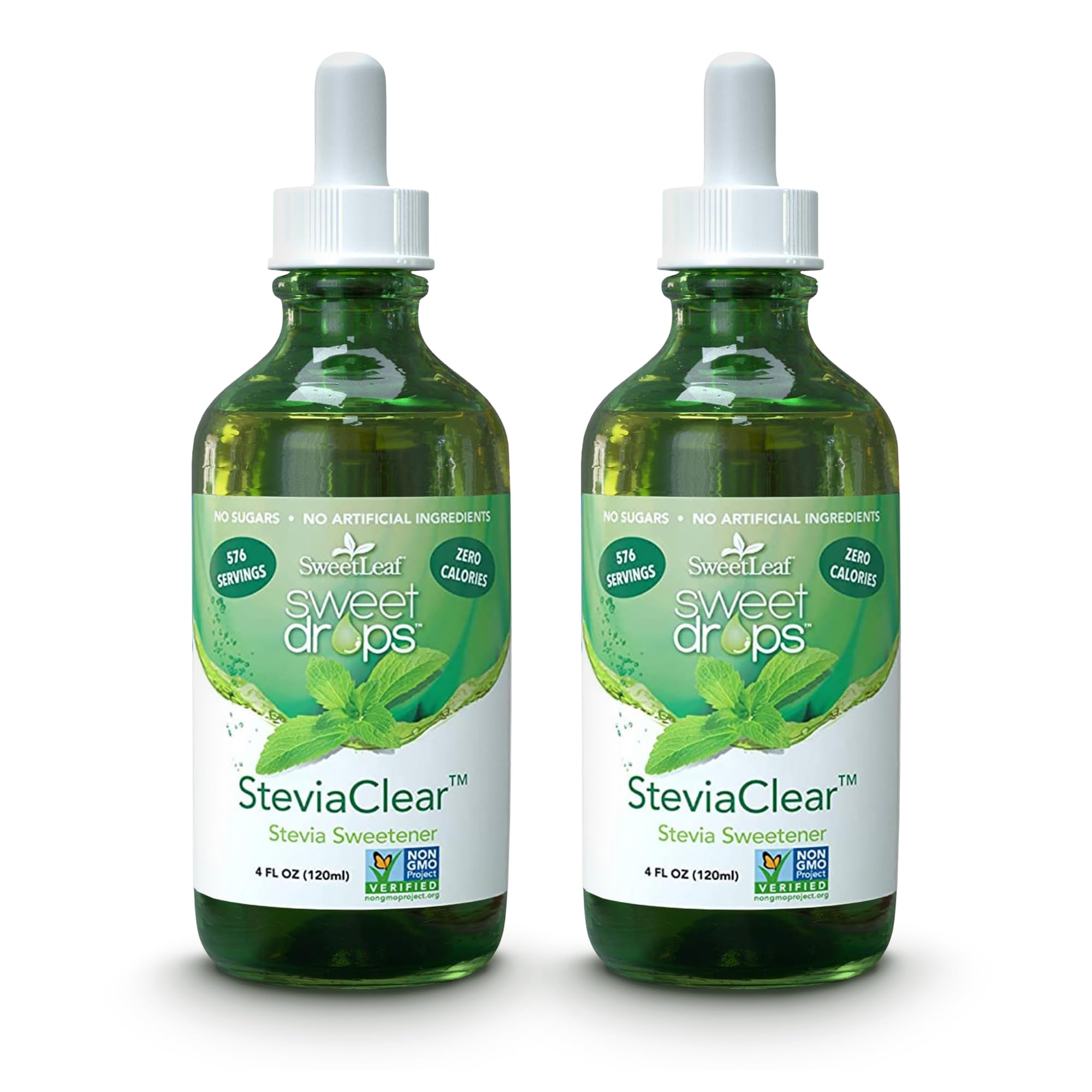 SweetLeaf Sweet Drops - Flavored Stevia Liquid Sweetener, Organic Extract, Zero Calorie, Gluten Free, Keto Friendly, Non GMO, Natural Flavor, Sugar