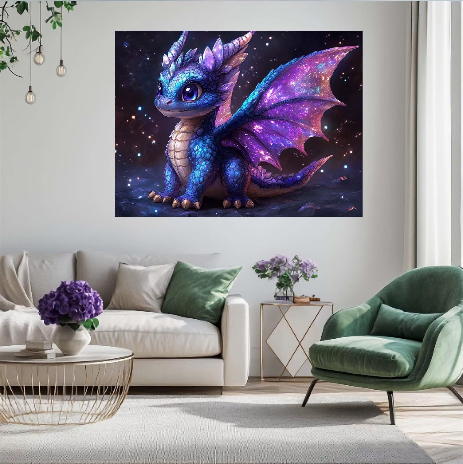 Puzzle anime, 3000 elementów, smoki, puzzle dla dorosłych, z pudełkiem na prezent, duże drewniane puzzle dla dorosłych, gra zręcznościowa dla całej rodziny, prezenty dla kobiet, 81 x 122 cm - 1272 cm