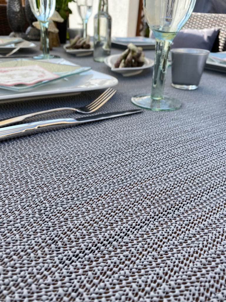 Tovaglia Da Giardino 110x140cm Schiumata - Verde Chiaro, Impermeabile E Antiscivolo Per Esterno - Foto 6