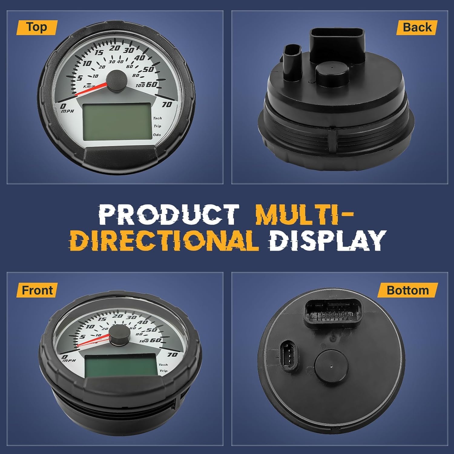 3280482 Speedometer Cluster Assembly 3280528 Replacement for 2004-2012 Polaris Sportsman 400 450 500 600 700 800 ATP 500, Repalce OE Number 3280431, 3280482, 3280528