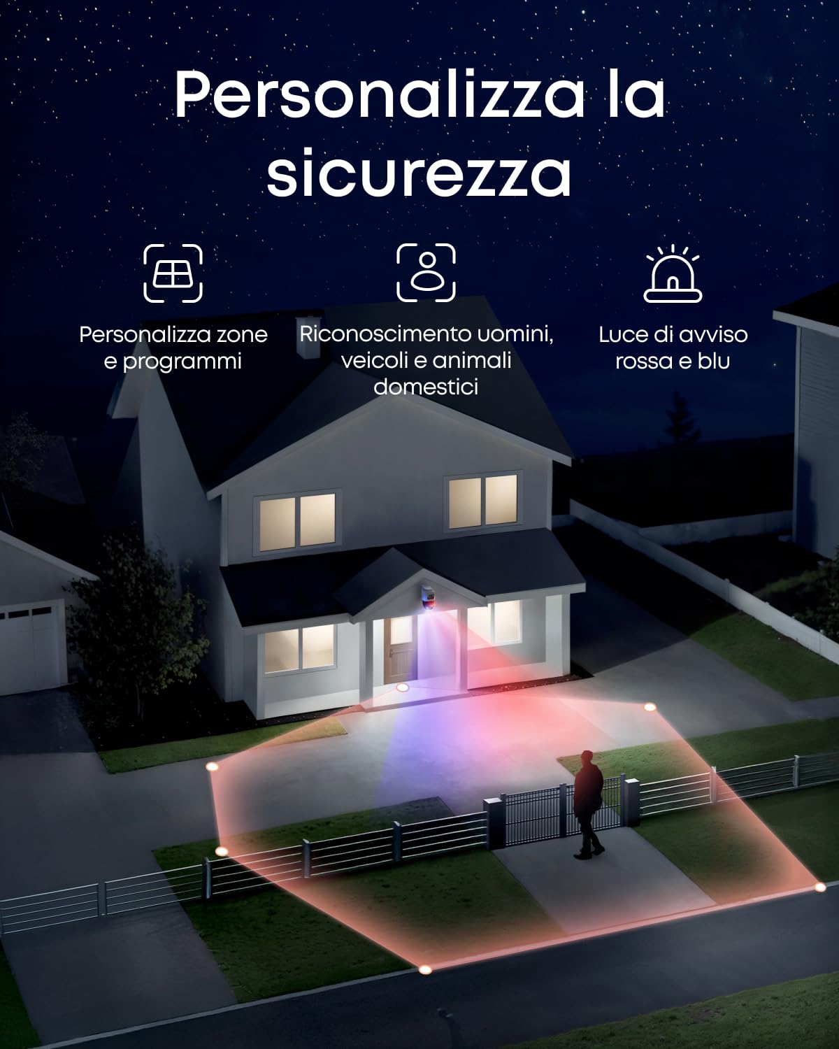 eufy Security, PoE Videosorveglianza Esterno NVR S4 Max, Telecam Bullet-PTZ 16 MP triplo obiettivo,PTZ 360°, zoom auto x8, ricerca video smart, Traccia multi-telecam, Visione nott a colori,24/7,HD 2TB