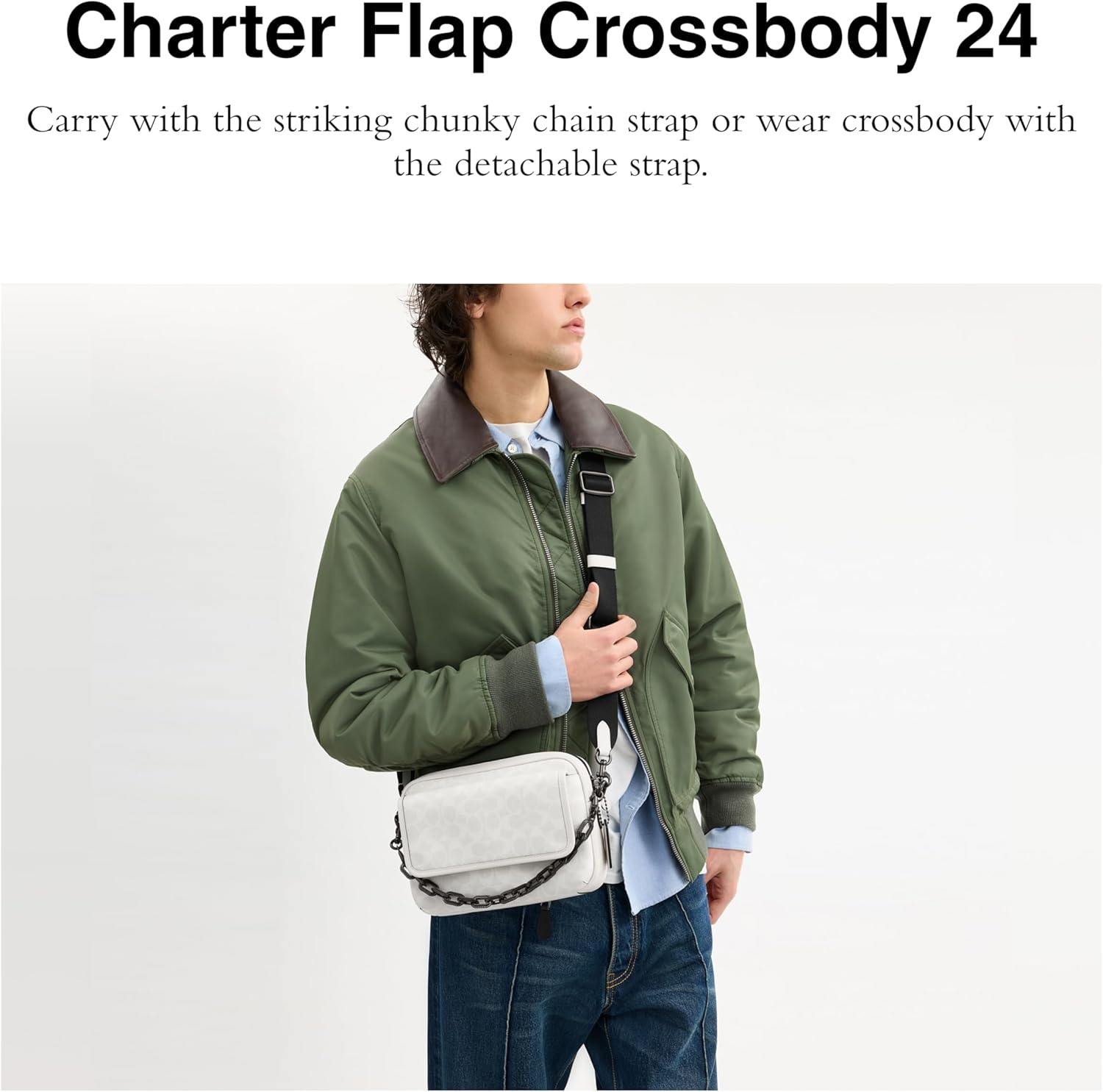 Coach Mens Charter Flap Crossbody 24 - Image 2