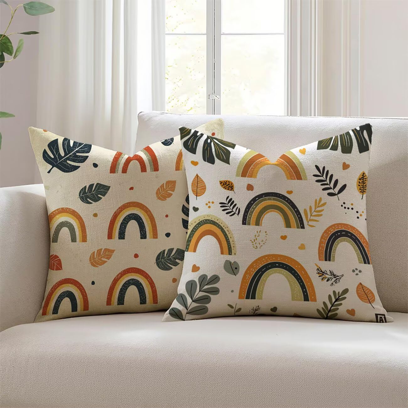 Housse de coussin usine lin haut de gamme 45x45 Lejnlnng imperméable