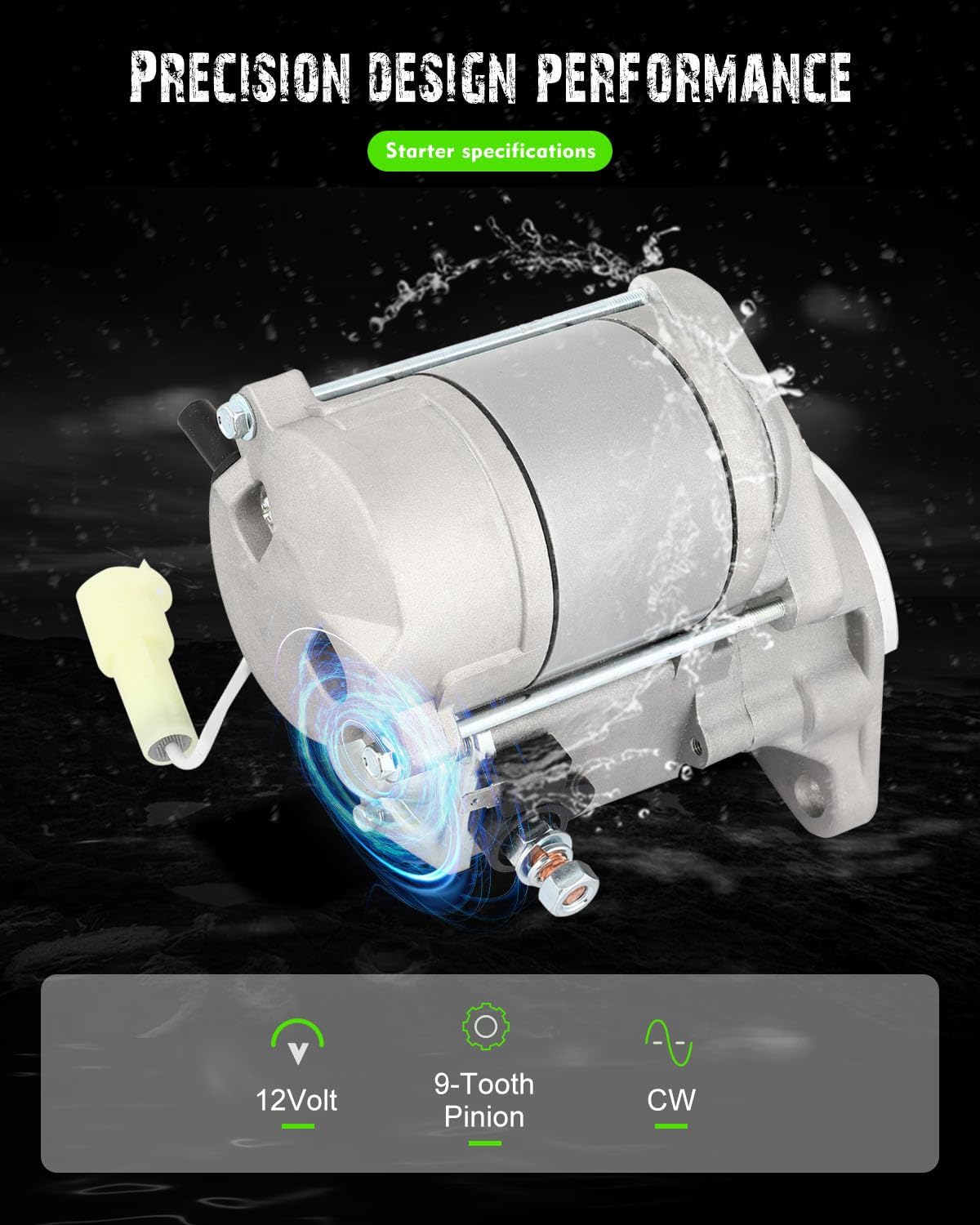 SCITOO Starters 18277 fit for Carrier TRANSICOLD Generator Set RG15 UG15 & Trailer Unit Genesis