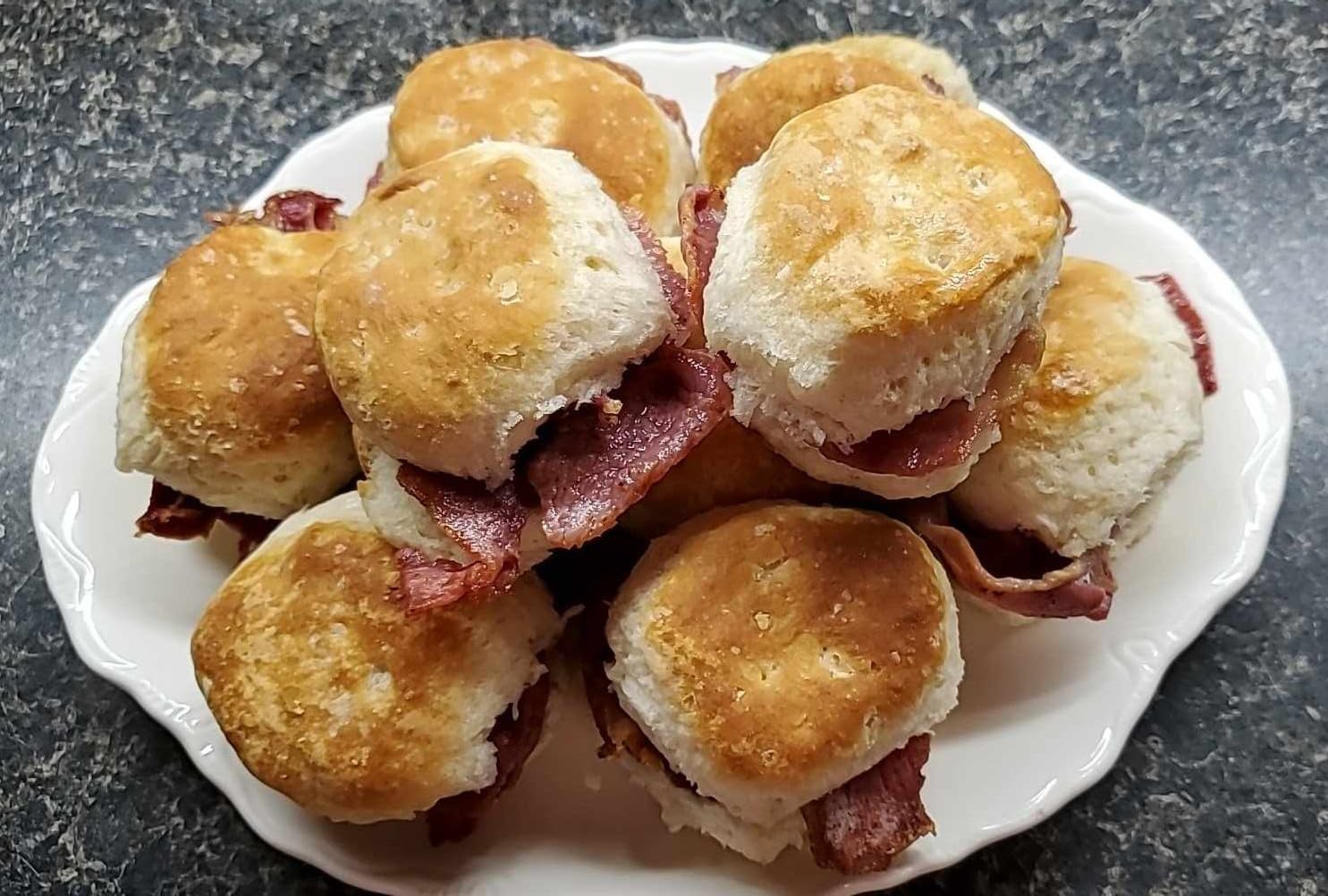 North Carolina Country Ham Biscuit Cut 10-3 Oz Packs
