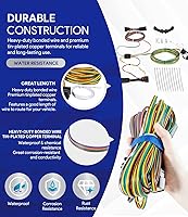 Vista 5 de Repuesto para cableado de luz Blue Ox EZ BX88368 - Kit de arnés de cableado de remolque para Jeep Willys 2021-2025 Wrangler JL 2018-2025 y Gladiator