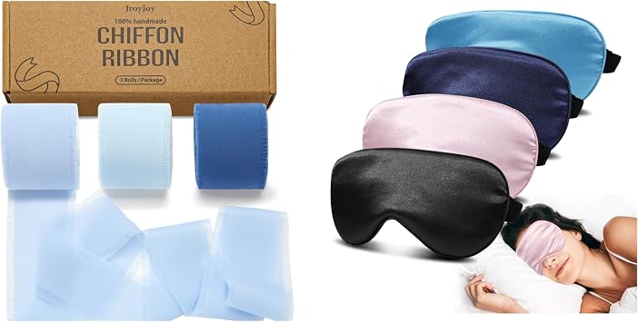 Blue Ribbon & Blue Eye Mask
