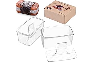 Clear Musubi Mold Kit: Craft Hawaiian Delicacies Effortlessly