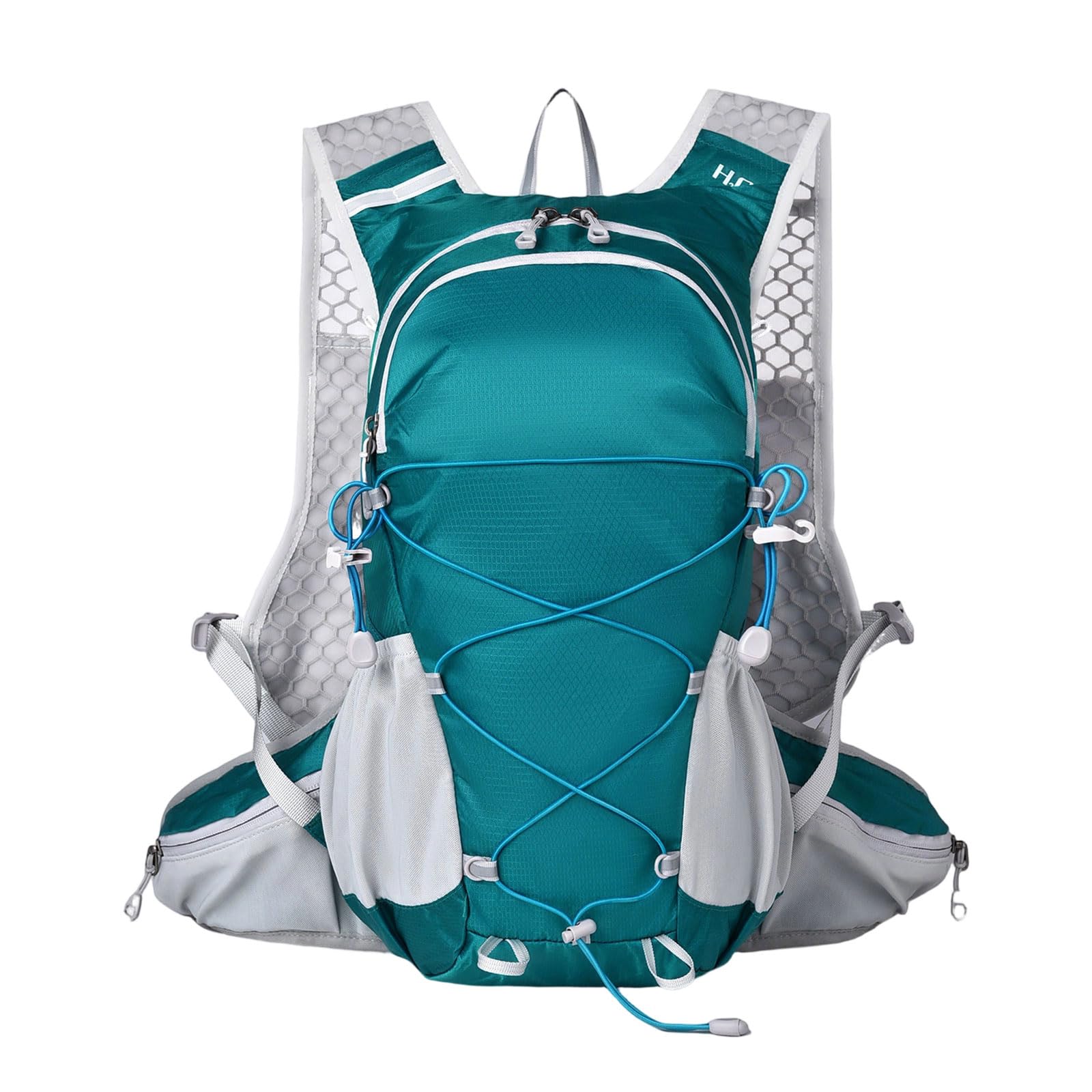Borsa da trekking multiuso in nylon e poliestere per uomo e donna, impermeabile, con scomparti multipli